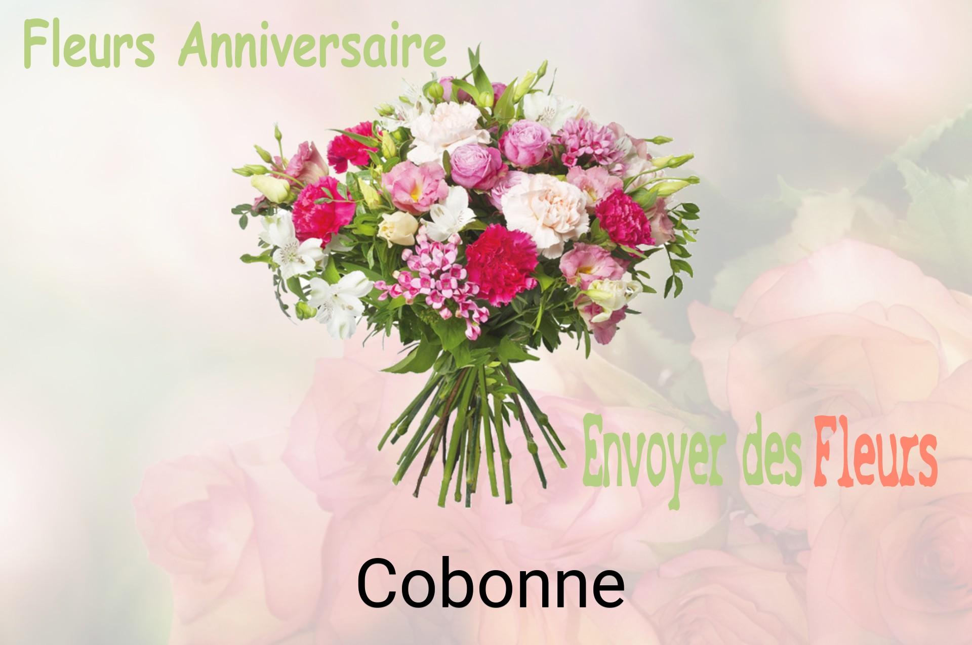 Bouquet de fleurs d’anniversaire livré à Cobonne